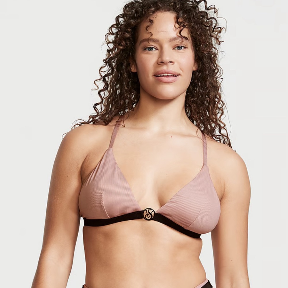 Victoria’s Secret Wild Wanderer Ribbed Triangle Bikini Top - Medium